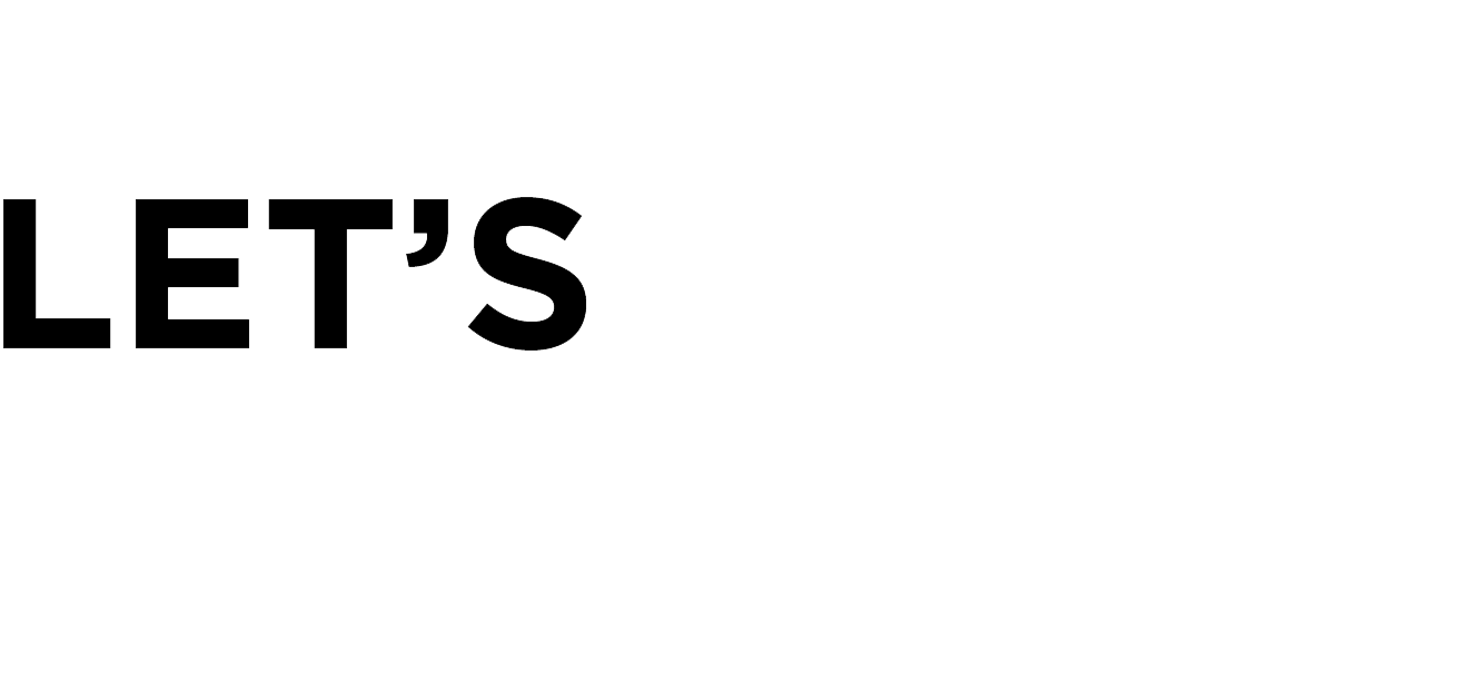 iuGO Digital - The image shows the word "LET'S" in bold, black capital letters on a white background, positioned near the left side of the image.